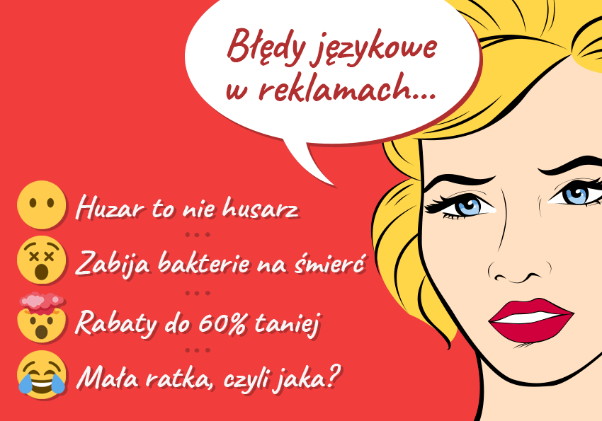 Błędy językowe w reklamach - Polszczyzna.pl