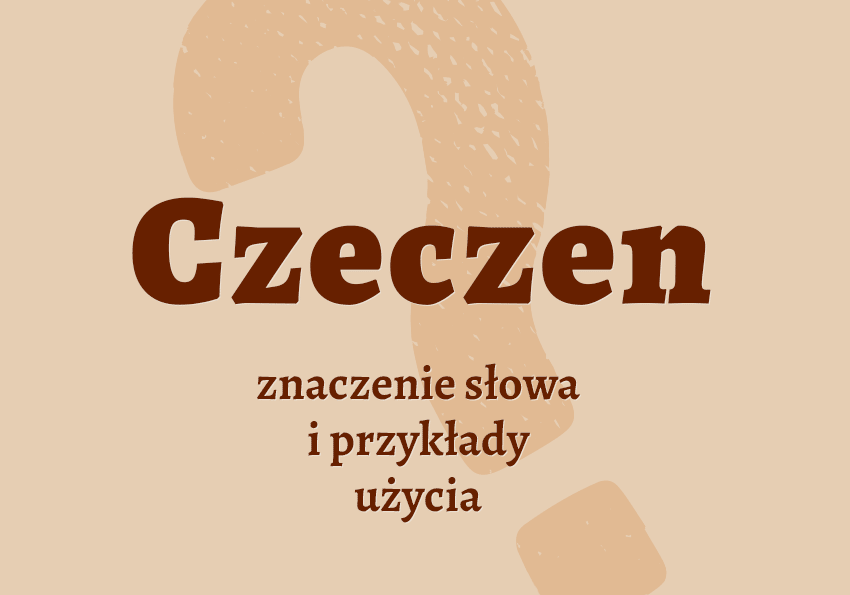 Czeczen kto to jest przykłady synonim wyjaśnienie odmiana znaczenie słownik Polszczyzna.pl